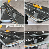 LED Illuminated Welcome Pedal Door Sill Protector(4 Pieces) For Model 3/ Y