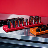 Magnetic Socket Organizer 2Row Holder for 1/4" 3/8" 1/2" Drive Sockets