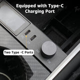 Model 3/Y Radio Expansion Dock Station Central Console with PD Fast Charging