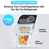 2020-2025 Tesla Model Y Retractable Sunshade + 16L Compressor Fridge – Ultimate Summer Cooling Combo for Model Y & Juniper