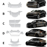 Premium 2017-2023 Tesla Model 3 DIY Color PPF Pre-cut Full Body Protection Kit | Tlyard