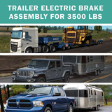 Trailer electric brake assembly for 3500 lbs with various vehicles using it.