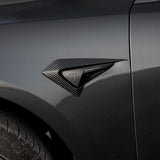 Carbon Fiber Coated Camera Frame Decoration For 2017-2023 Model 3