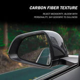Real Carbon Fiber Mirror Overlays (1 pair) For Model 3 & Y Highland