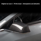 Real Carbon Fiber Mirror Overlays (1 pair) For Model 3 & Y Highland