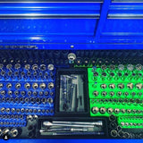 Magnetic Socket Organizer 2Row Holder for 1/4" 3/8" 1/2" Drive Sockets