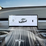 Tesla Model 3/Y/3 Highland/Y Juniper F9 Pro 8.9-inch Touch Screen Carplay/Android Auto Smart Dashboard with Front Camera | Tlyard