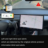 Tesla Model 3/Y/3 Highland/Y Juniper F9 Pro 8.9-inch Touch Screen Carplay/Android Auto Smart Dashboard with Front Camera | Tlyard