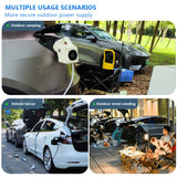 Tesla V2L Discharge Device 2KW/4KW for Tesla 3/Y/X/S Portable EV Power Outlet with EU/UK/US Standard Socket