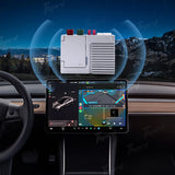 Tesla Zero-delay Carplay & Android Auto Adapter Box Pro AI-Powered Adapter for Model 3/Y