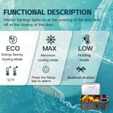 Tlyard Model Y/Model Y Juniper 20L Frunk Fridge Portable Car Refrigerator