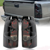 1999-2006 Chevy Silverado 1500 2500 3500 Smoke Tail Lights Brake Lamps Pair