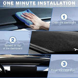 Car Dash Cover Dashboard Carpet Covers Mat Tesla Model 3 2017-2024