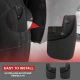 Heavy-Duty Extra Large Mud Flaps – 2024–2025 Toyota Tacoma
