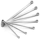 7-Piece Offset Bolt Extractor Wrench Set - Metric Sizes