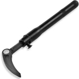 Adjustable length pry bar with pivoting head