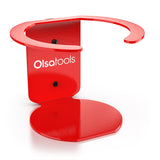 Magnetic cup, mug, and can holder for secure storage and easy access.