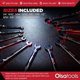 12-Piece 120 Tooth Ratcheting Wrench Set with Extractor Feature
