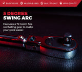 Professional flex head click-type torque wrench