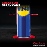 Magnetic cup, mug, and can holder for secure storage and easy access.