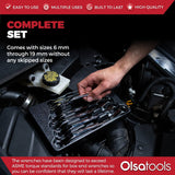 7-Piece Offset Bolt Extractor Wrench Set - Metric Sizes