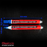 Oil-Based Paint Markers - Fade-Resistant & Weatherproof, Fine Tip