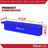 Magnetic Wrench Organizer Rack – Holds 10 SAE & Metric Wrenches