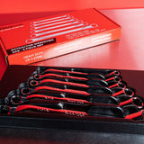 7-Piece Offset Bolt Extractor Wrench Set - Metric Sizes