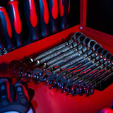 Magnetic Wrench Organizer Rack – Holds 12 SAE or Metric Wrenches Securely in Place