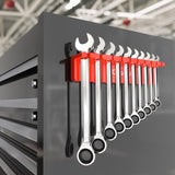 Magnetic Wrench Organizer Rack – Holds 10 SAE & Metric Wrenches