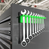 Magnetic Wrench Organizer Rack – Holds 10 SAE & Metric Wrenches