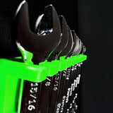 Magnetic Wrench Organizer Rack – Holds 10 SAE & Metric Wrenches