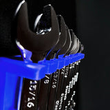 Magnetic Wrench Organizer Rack – Holds 10 SAE & Metric Wrenches