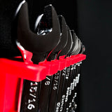 Magnetic Wrench Organizer Rack – Holds 10 SAE & Metric Wrenches