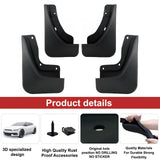 Mud Flaps Splash Guards | 2022–2025 Jeep Grand Cherokee L No Drill