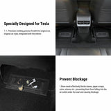 Rear Vent Cover for Tesla Model 3 / Y, designed to protect air vents from debris while ensuring proper ventilation and easy installation.