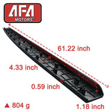 Tailgate Top Protector Molding Cap Trim For 2014-2018 Silverado Sierra 1500