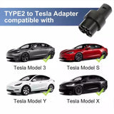 Type 2 to Tesla Charger Adapter | 500V 200A Fast Charging