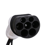 16ft Type 2 to Type 2 EV Charging Cable, 7kW 32A, durable and weatherproof.