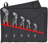 5-Piece Pliers Cobra Set with Tool Roll – Ergonomic Grip, Professional Use