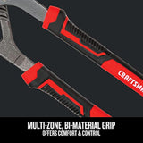8" & 10" Groove Joint Pliers, 2-Piece Set – Durable Alloy Steel with Ergonomic Grip