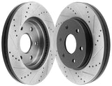 JADODE Rear Drilled Brake Rotors and Ceramic Pad For GMC Yukon XL 1500 Chevrolet Tahoe