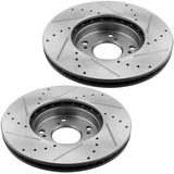 JADODE Front Brake Rotors+Ceramic Pads For Honda Civic Accord CR-V Element Fit Insight