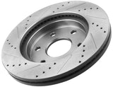 JADODE Rear Drilled Brake Rotors and Ceramic Pad For GMC Yukon XL 1500 Chevrolet Tahoe
