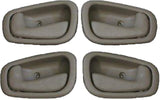 JADODE For Set 4 Piece 98-02 Chevy Prizm Interior Door Handle Front And Rear Left Right