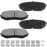 JADODE Front Ceramic Brake Pads for 2007-2015 Ford Edge Lincoln MKX Mazda CX-7 CX-9