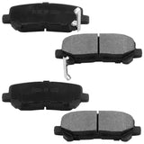 JADODE Rear Drilled Slotted Brake Rotors + Ceramic Pads For 2009 2010 2011 Honda Pilot