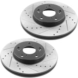 JADODE Front Brake Rotors+Ceramic Pads For Honda Civic Accord CR-V Element Fit Insight