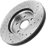 JADODE Front Drilled Slotted Brake Rotors + Brake Pads Chevy Equinox Terrain Impala