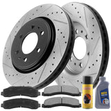 JADODE Front Brake Rotors & Brakes Pads for Ford F150 Expedition Lincoln Navigator
